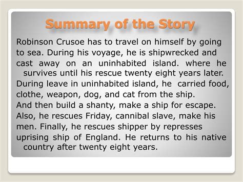 robinson crusoe summary